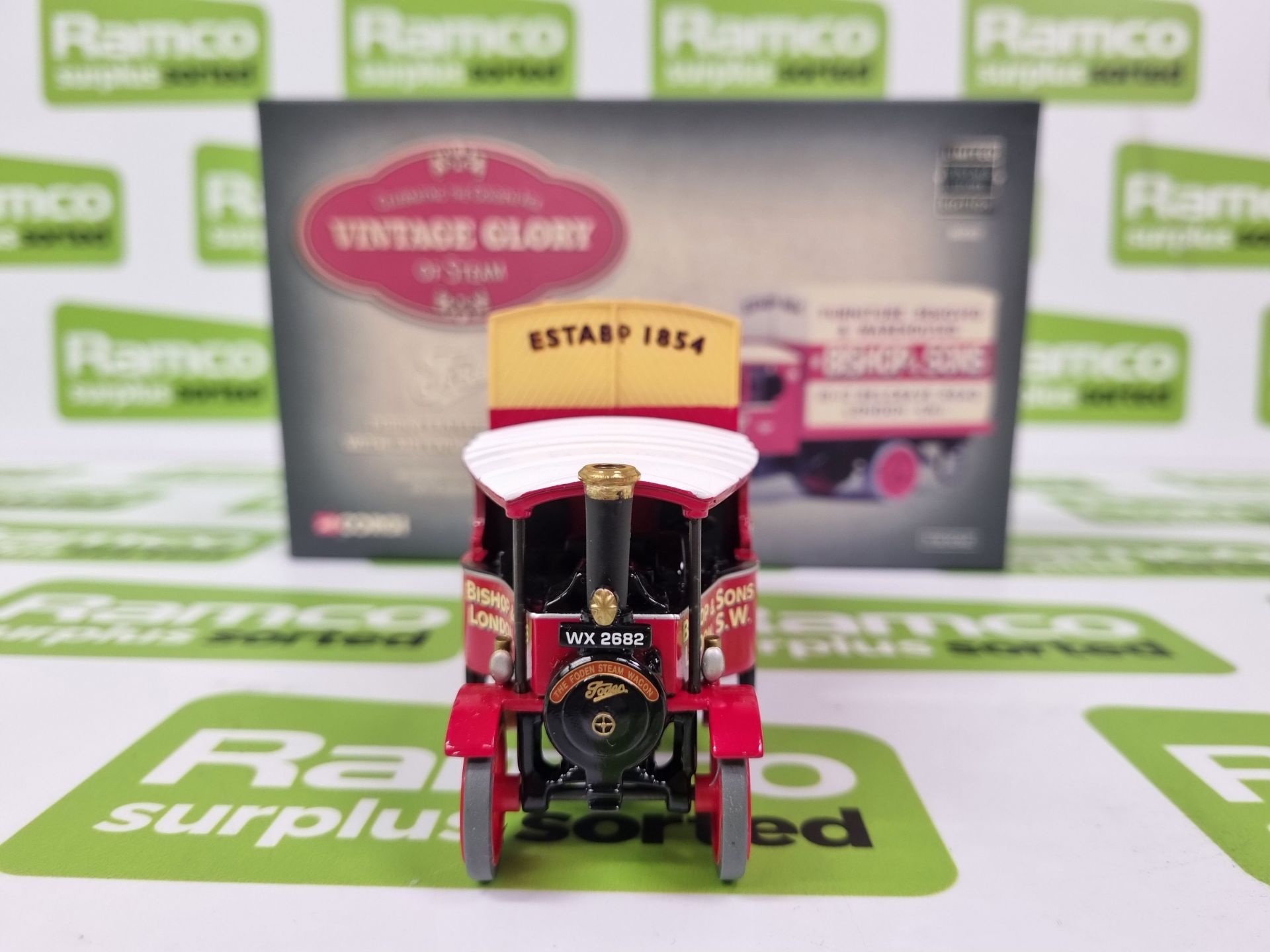 Corgi Vintage Glory of Steam 80202 No. 0913 of 5560 - Foden Flatbed Steamer - Image 4 of 10