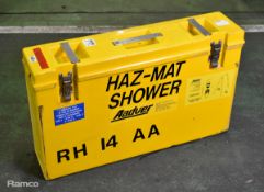 Aadver portable hazmat shower