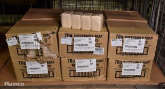 12x boxes of Buttermilk soap bar 70g - case of 72