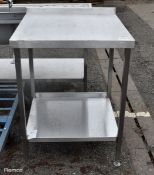 Stainless steel table - L700 x D700mm