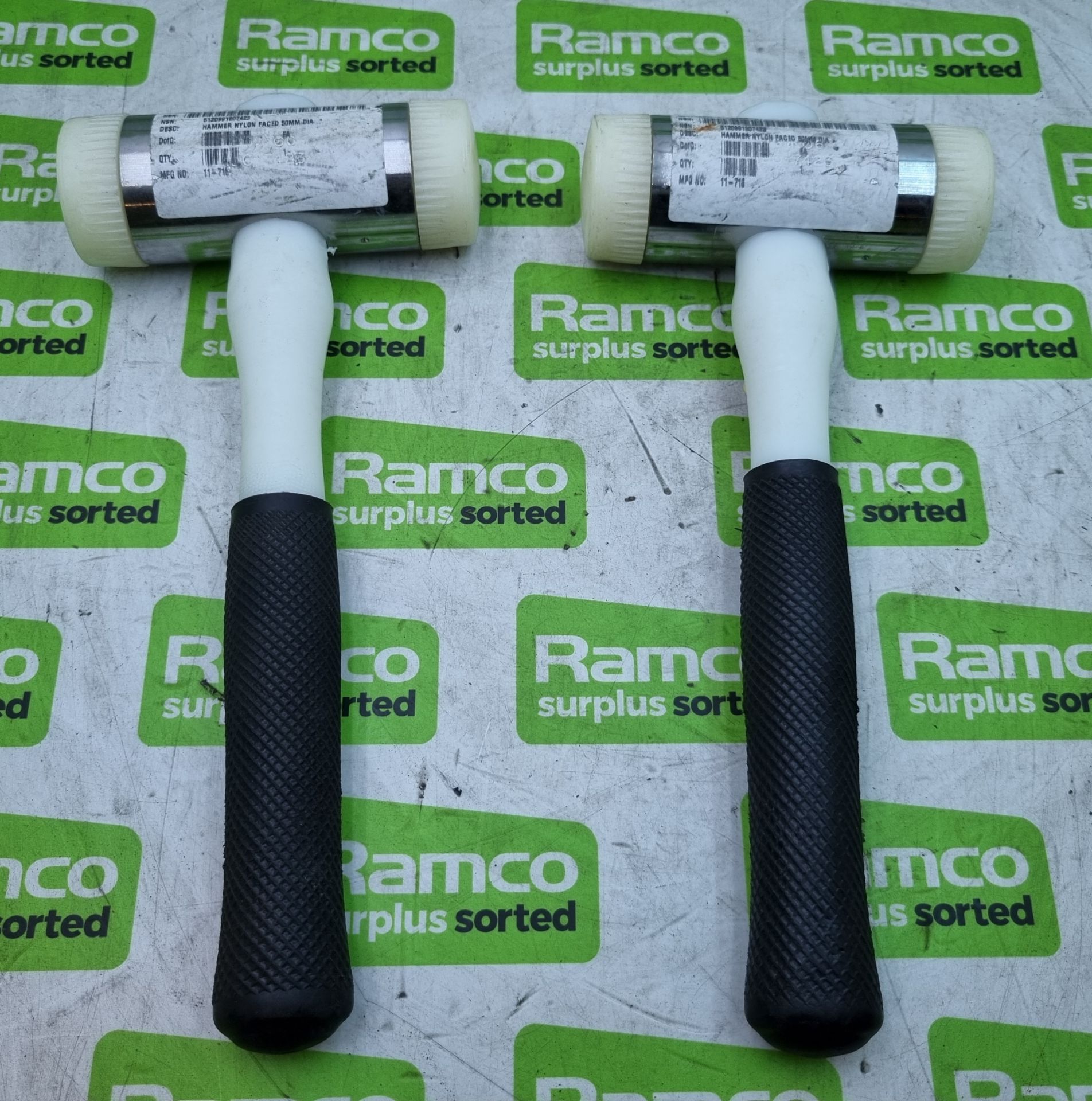 11x Hammers Nylon Faced 50mm - Image 2 of 2