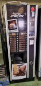 2010 Selecta Milano SBFW coffee vending machine (missing keys) 66 x 74 x 184cm