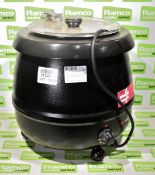 Chef Master HE9574 10 ltr 'cauldron' style soup kettle