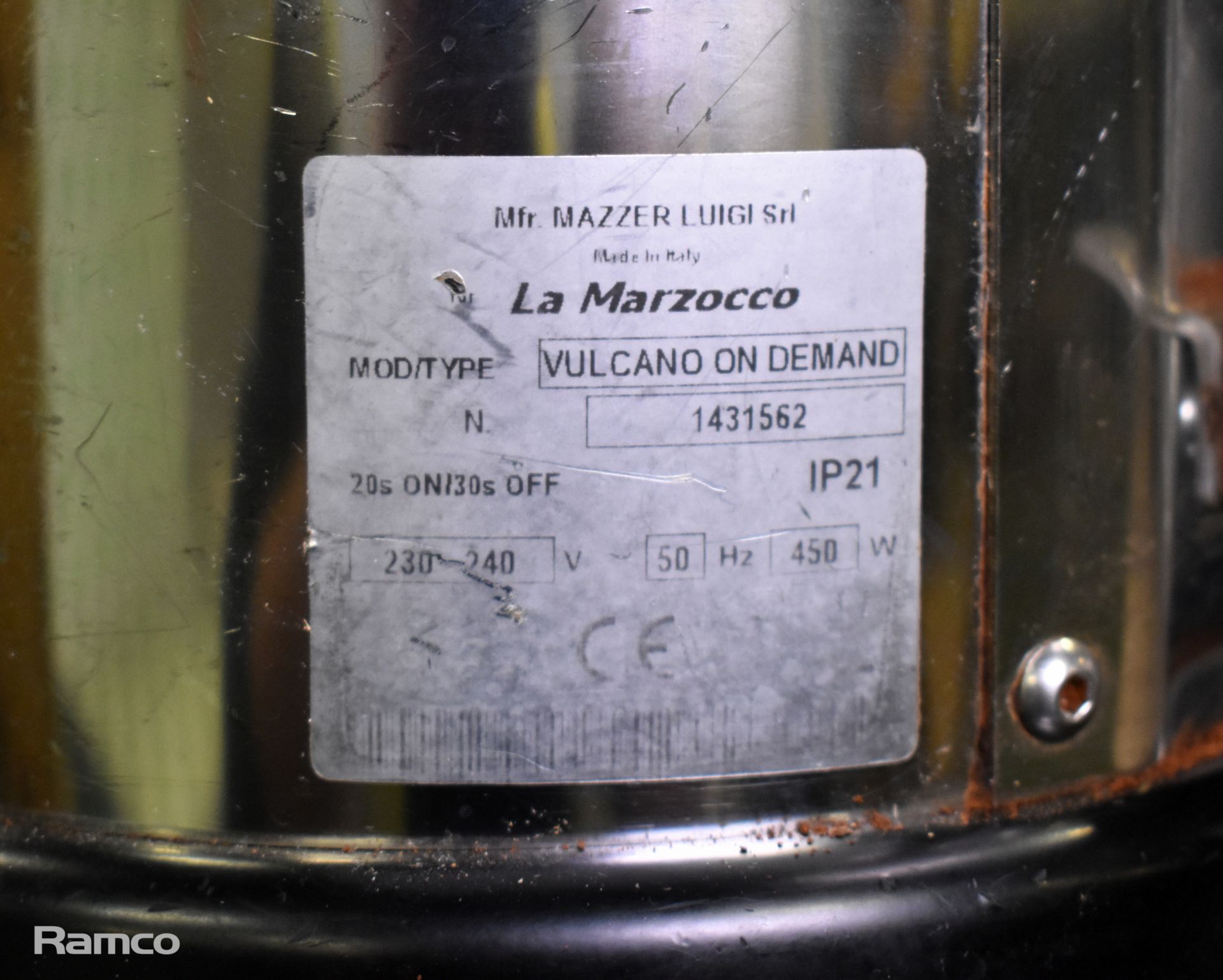 La Marzocco Vulcano On Demand coffee grinder - Image 3 of 7