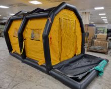 Hughes decontamination inflatable tent - will need servicing