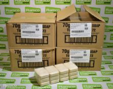 4x boxes of Buttermilk soap bar 70g - case of 72