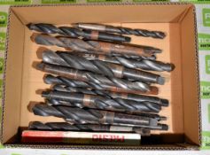 Multiple sized drill taper shanks - 20 in total