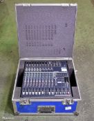 Yamaha EMX5014C powered mixer with flight case - L58 x W58 x H26cm