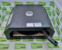 Charcoal Pizza Oven - BBQ Attachment - Complete with Spatula & Hotplate