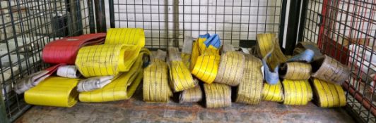 4x Webbing slings - 3mtr, 12x Webbing slings - 2-mtr 3 ton