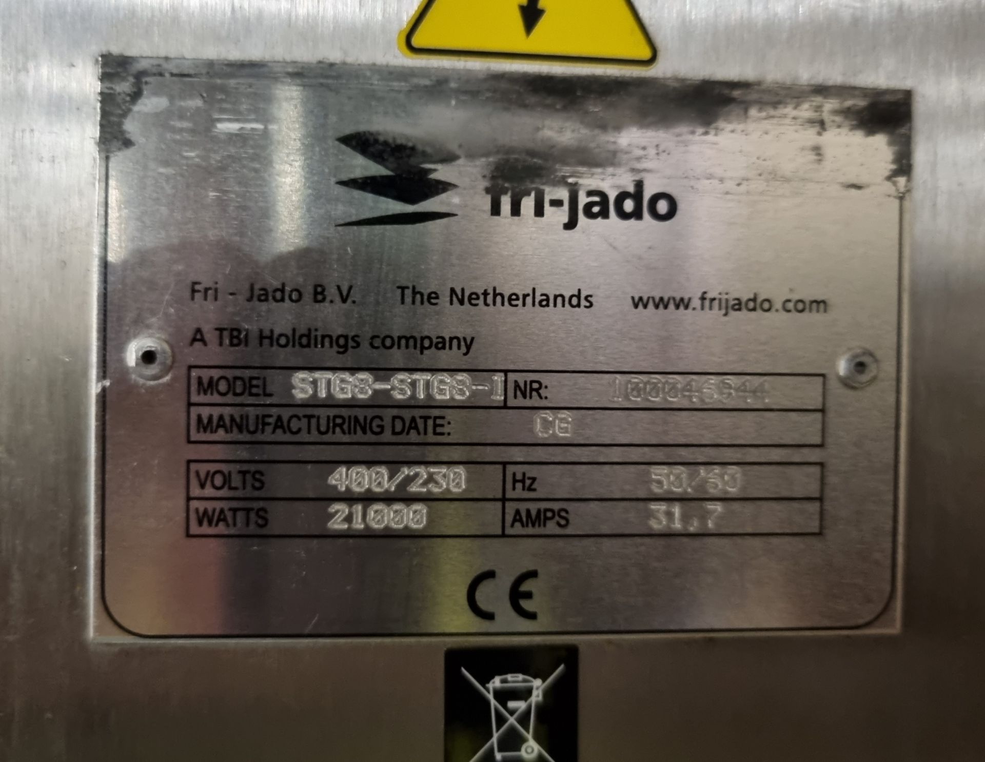 FRI-JADO STG 8-STG8-1 twin chicken rotisserie 21000 Watts 400/230V L100xW90xH205cm - Image 7 of 7