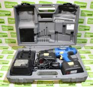 Draper Expert CHD14VK - 14.4V cordless combi hammer drill, charger, case