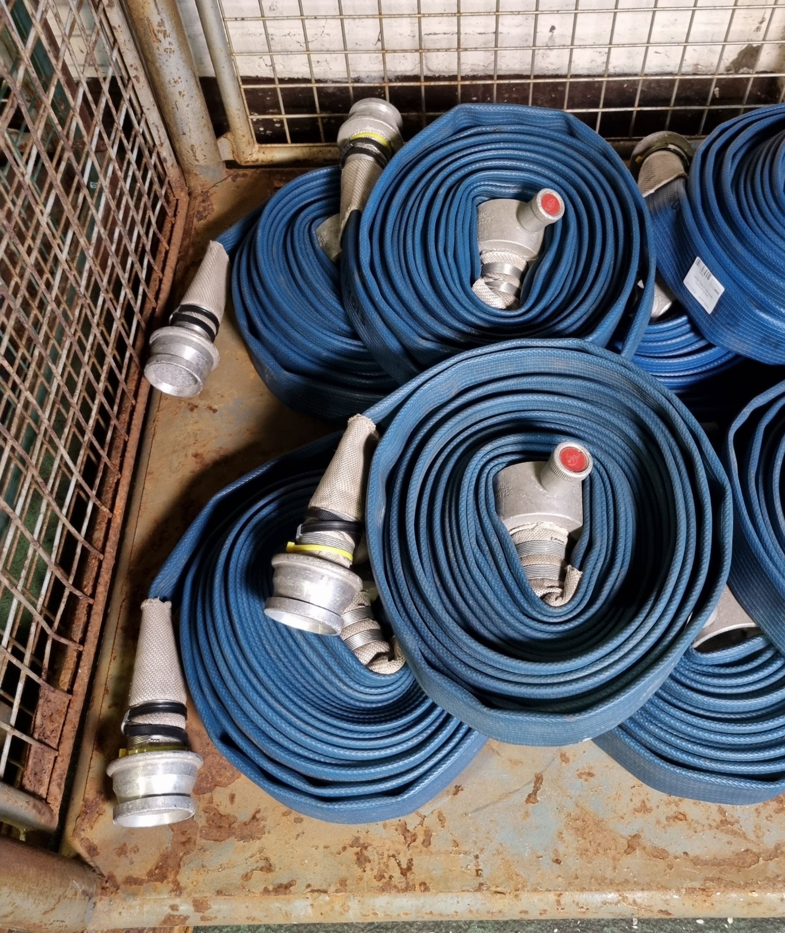 10x Layflat Type-3 fire hoses 75mm x 12 mtr - Image 3 of 3