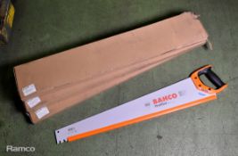 3x boxes of Bahco Profcut concrete 255-17/34 25"20mm / 17 carbide teeth - 2x per box