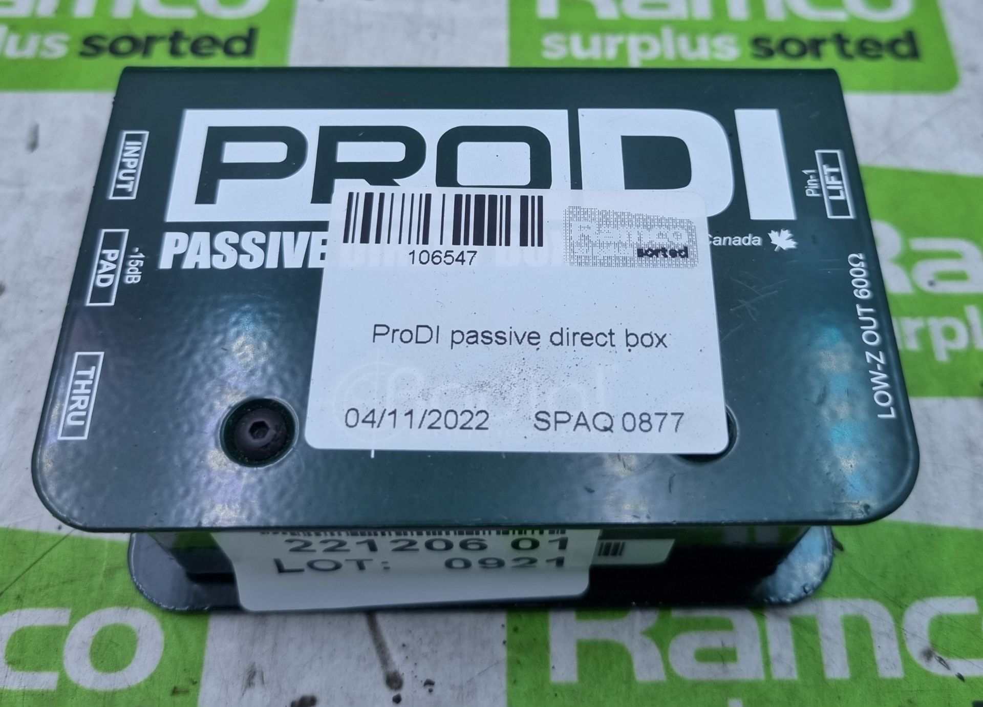 ProDI passive direct box