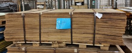 Pallet of 9mm Class 2 plywood - 8 x 4ft (244 x 122cm) - 66 sheets