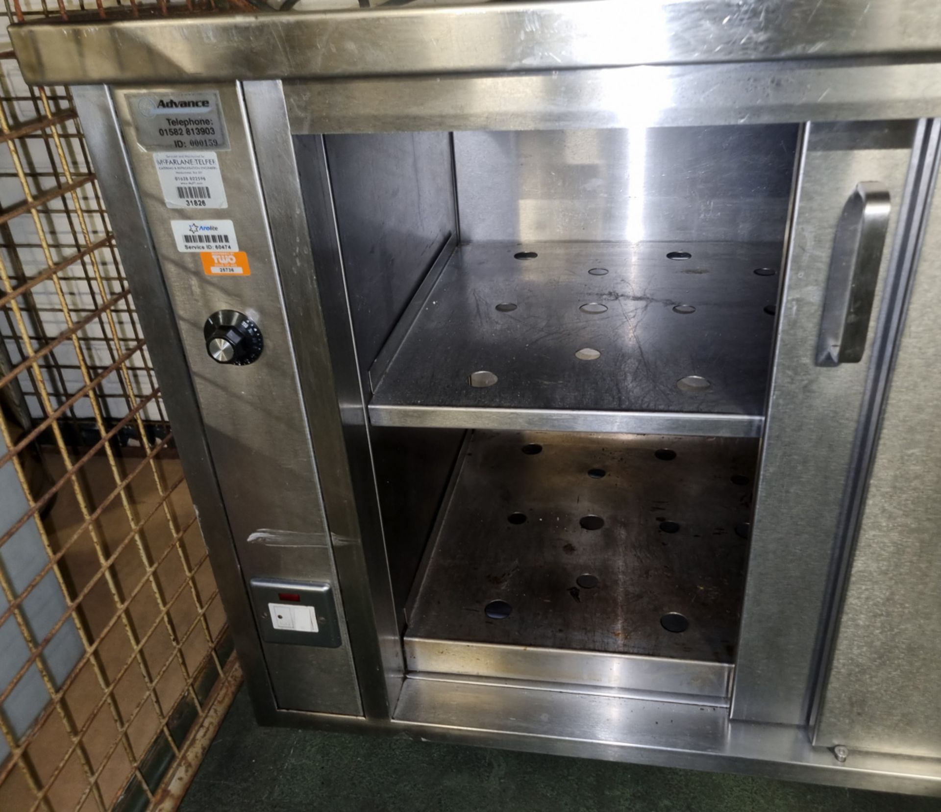 Stainless steel mobile heated holding cabinet - Bild 6 aus 6