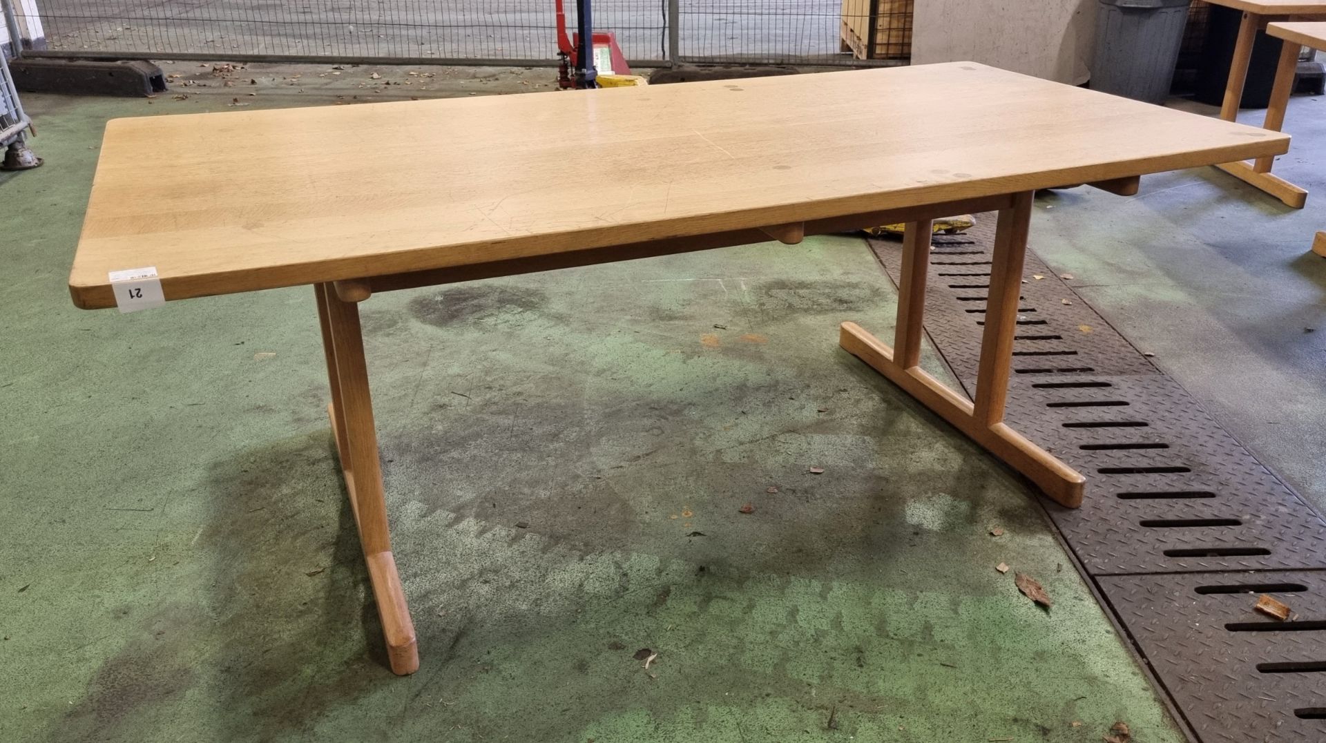 Fredericia Stolefabrik, Design Mogensen, Model no 583, Wooden table - L195 x W97 x H70cm