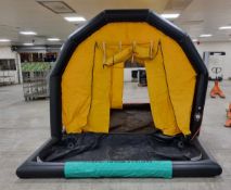 Hughes decontamination inflatable tent - in need of servicing