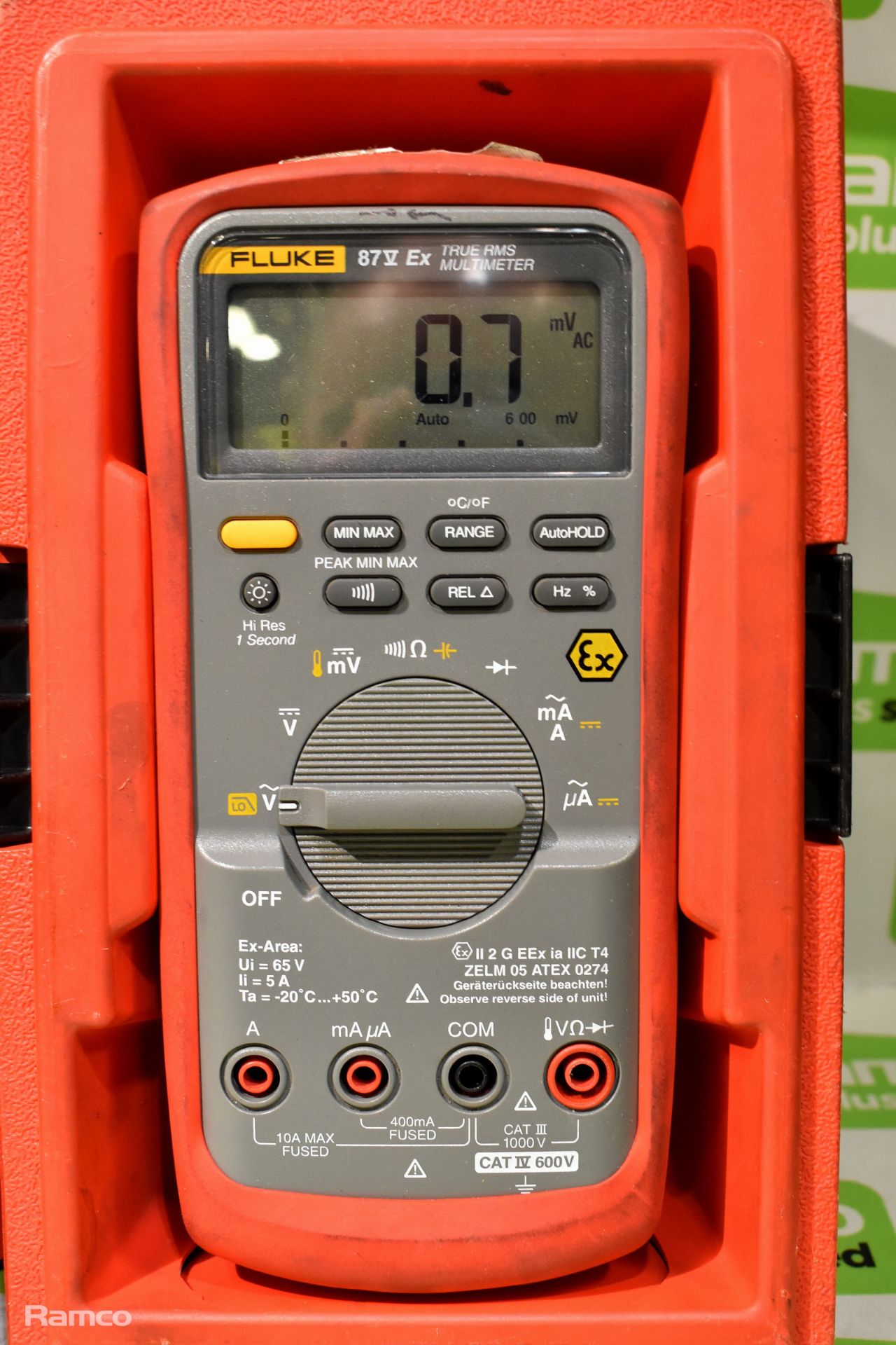 4x Fluke 87V-EX True RMS multimeters - Image 5 of 5