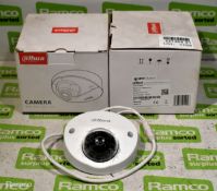 2x Dahua 4MP - 2.8MM FIXED LENS IP cameras for mobile video recording systems - model IPC-HDBW4431FP