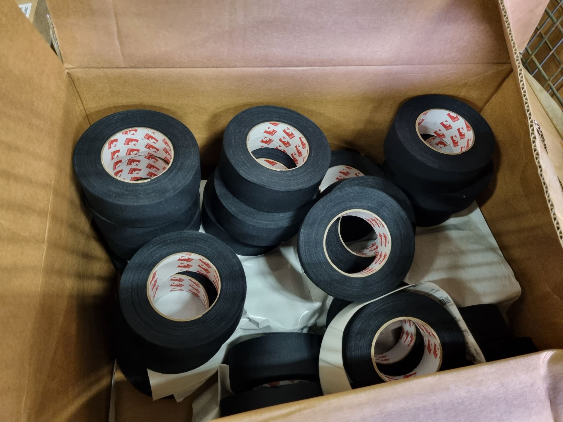 3x boxes of Scapa Cloth Adhesive Tape Black 50mm x 50m - 36 Per Box, 36x rolls of Scapa tape - Bild 5 aus 5