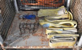 Lifting equipment,strops, couplings - 13 units total