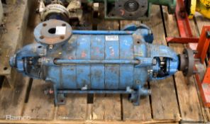 High pressure boiler feed pump - approx size: 80x25x30cm