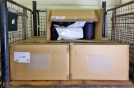 5x boxes of Scapa Cloth Adhesive Tape Black 50mm x 50m - 36 Per Box