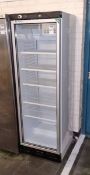 Artikcold D372 SC M4 tall glass door fridge - 590 x 600 x 1870