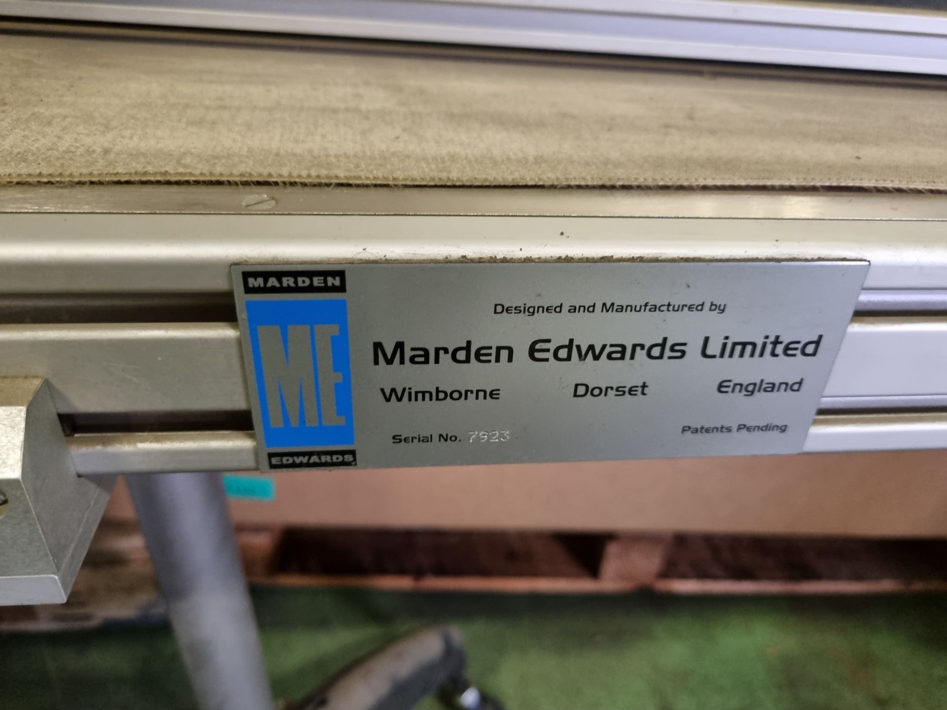 Marden Edwards B100FF overwrapping machine - 2009 - M/C number 7923 - 2.5 kW - 380/415v - 50/60Hz - Bild 10 aus 11
