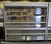 Williams Gem C150 - SCS roller front display fridge - L 190 x W67 x H186cm