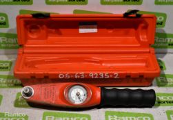 Torqueleader ADS 25 torque wrench, 3/8", 5-25N-m - cracked screen and broken dial