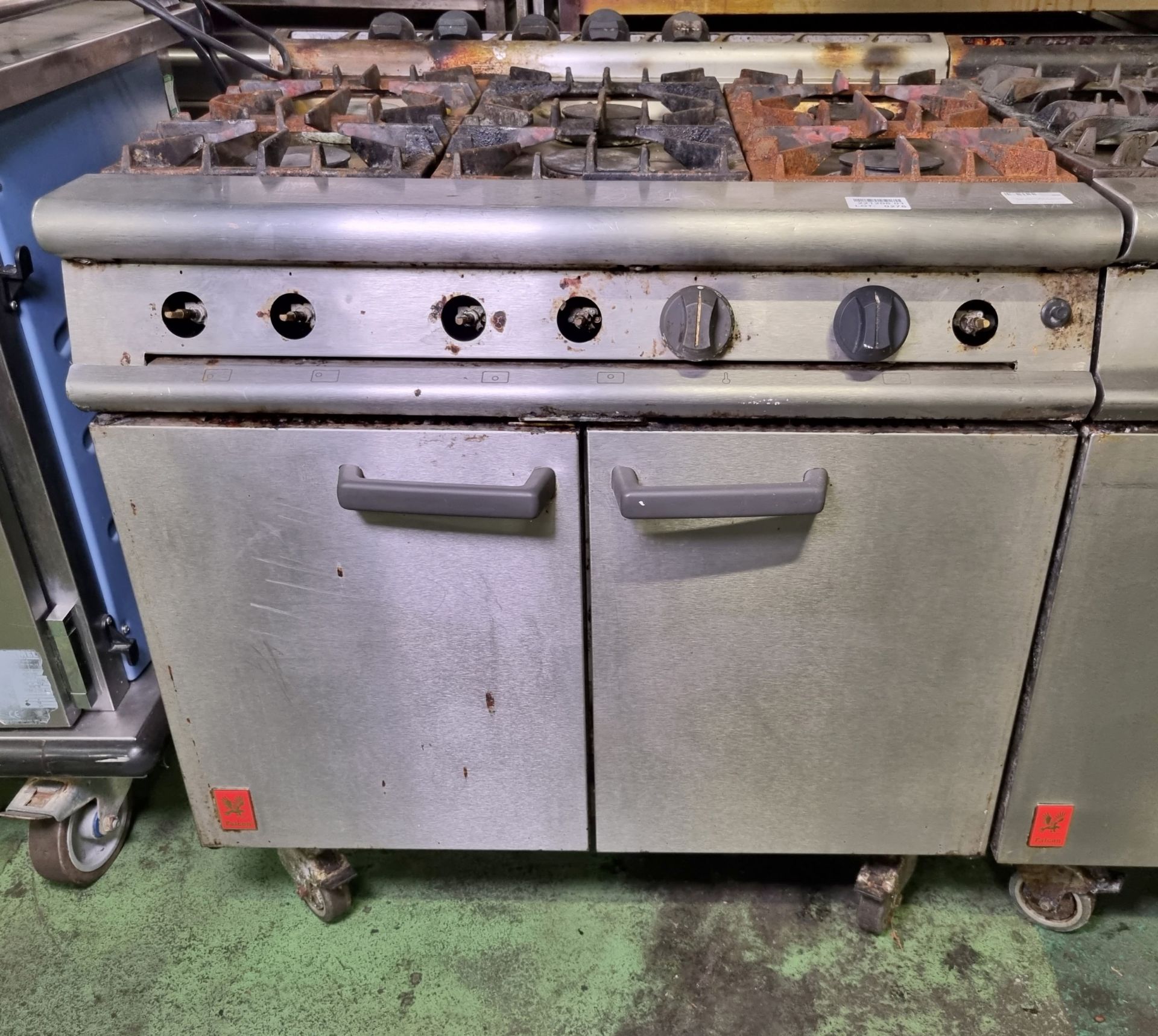 Falcon Dominator 6 burner gas oven - 90 x 88 x 95cm - Image 2 of 6