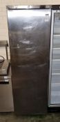 Foster LR410 stainless steel upright freezer
