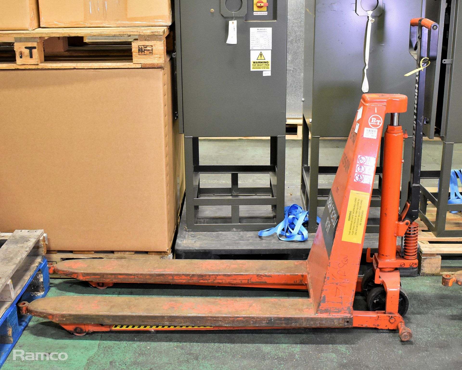 Rolatruc ltd 1997 BT High Lifter pallet truck - 170 x 57 x 130cm