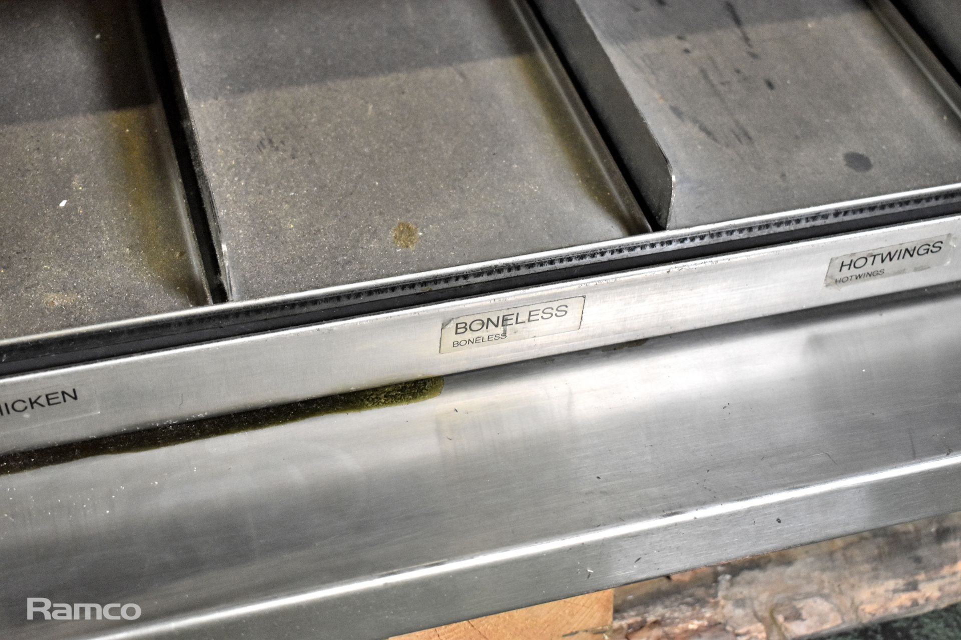 Stainless steel heated bun chute unit - L 92 x W 100 x H 70cm - Bild 4 aus 6
