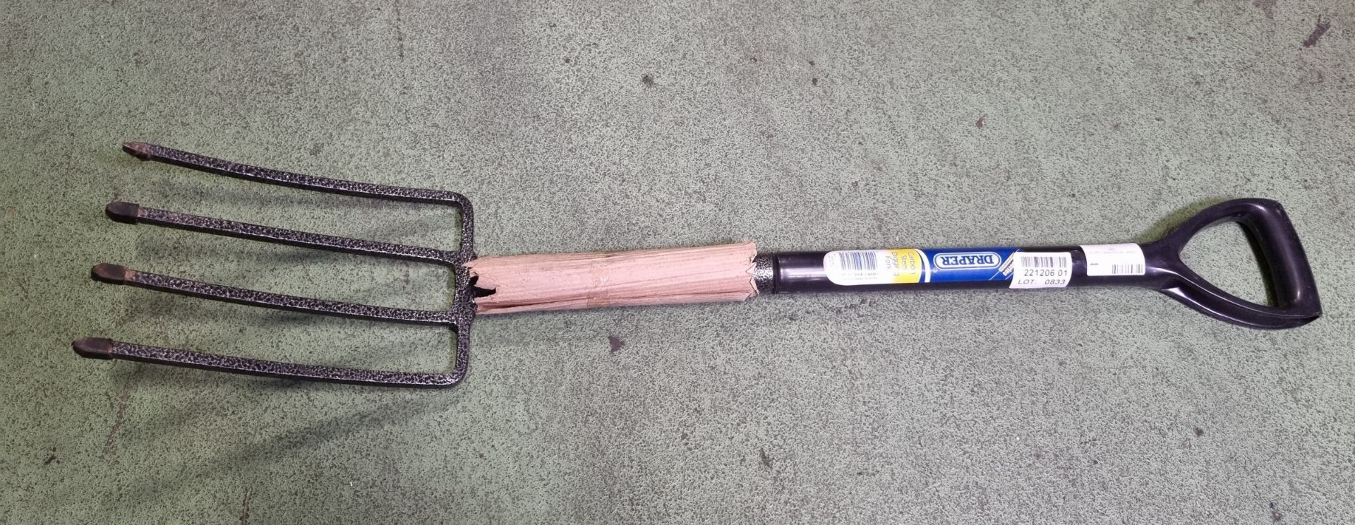 Draper carbon steel digging fork