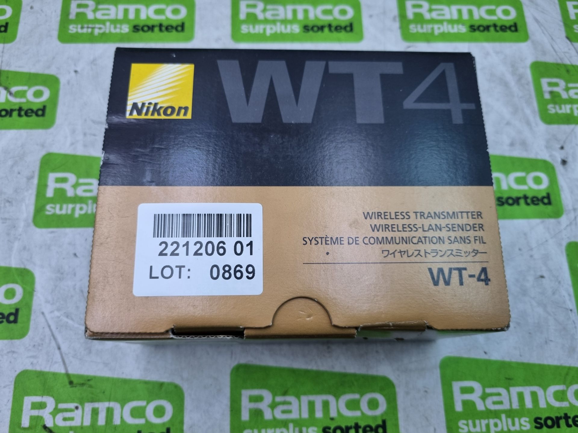 Nikon WT-4 wireless transmitter with case - Image 6 of 6