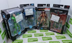 4x Collectors Action Figures Boxed - Mixed DC Multiverse & Mortal Kombat - CUSTOMER RETAIL RETURNS