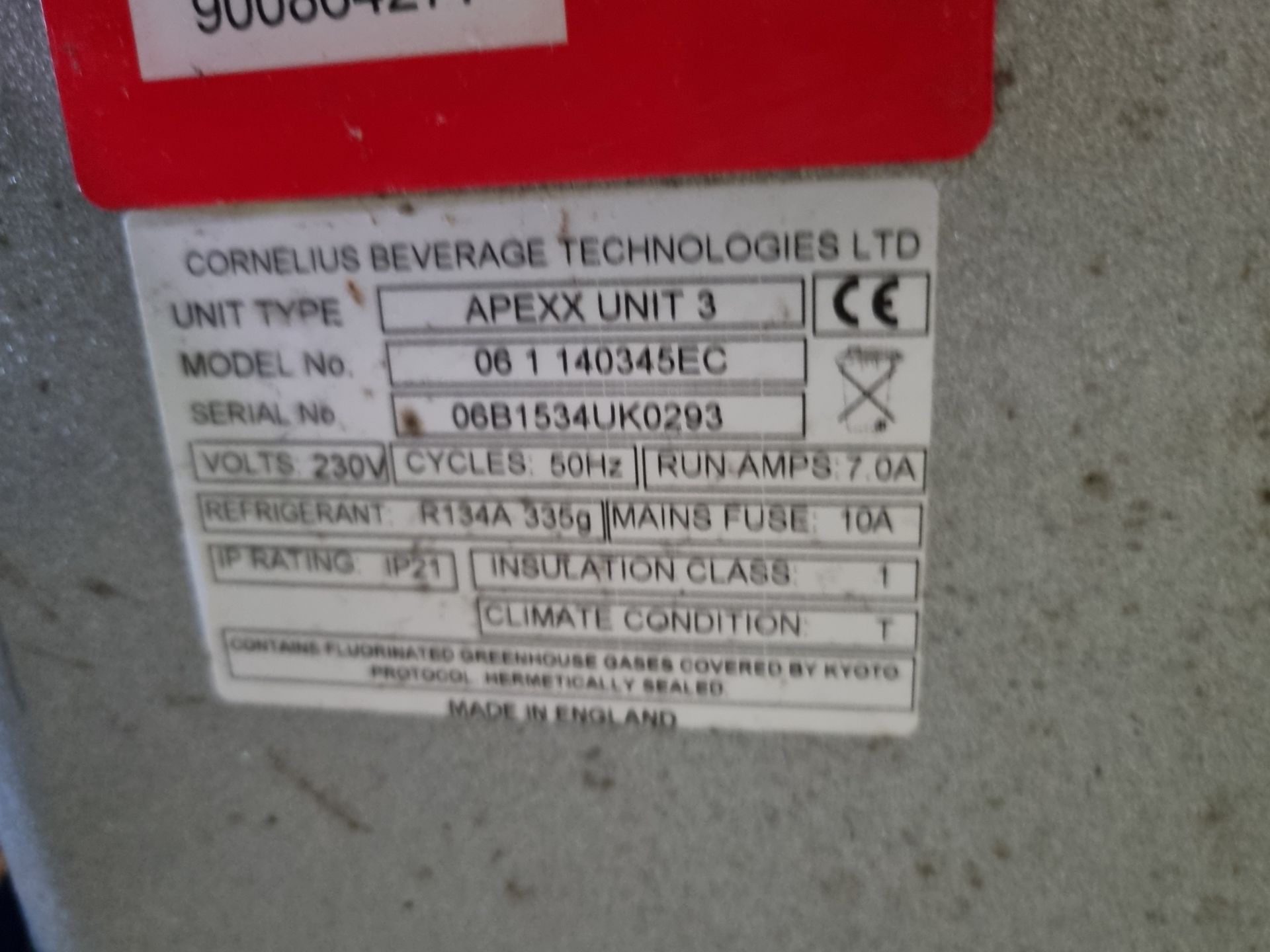 Manitowoc Apex Unit 3 061140345EC beverage system 230 volts 50hz - Image 4 of 4