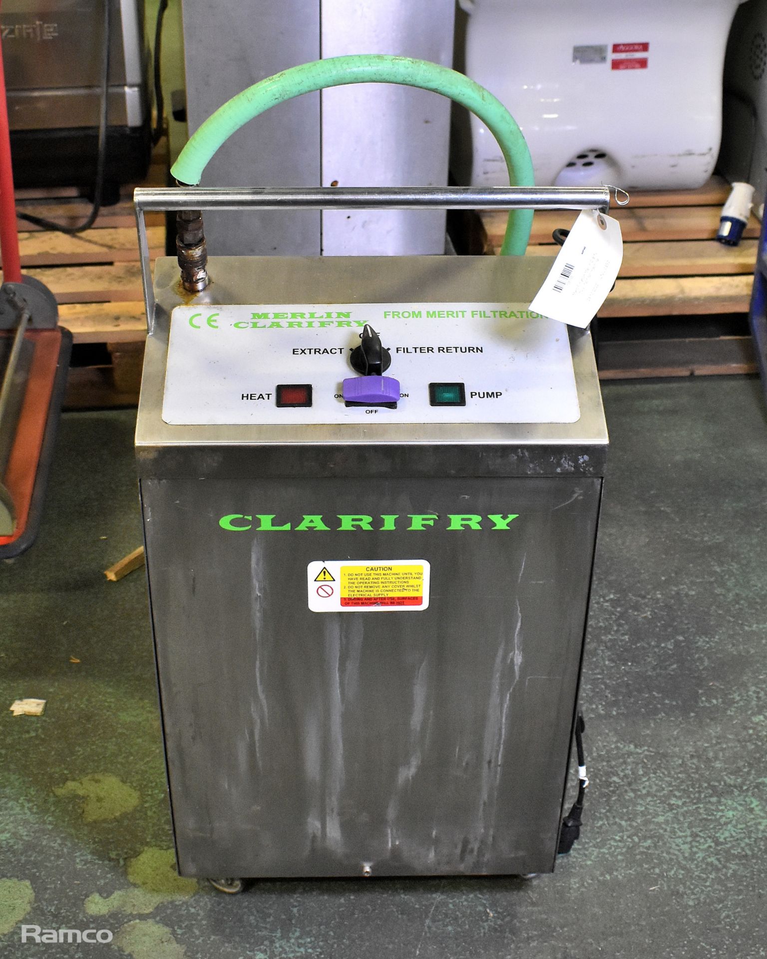 Merit Filtration Merlin Clarify fry oil/fat filter machine - Image 4 of 6