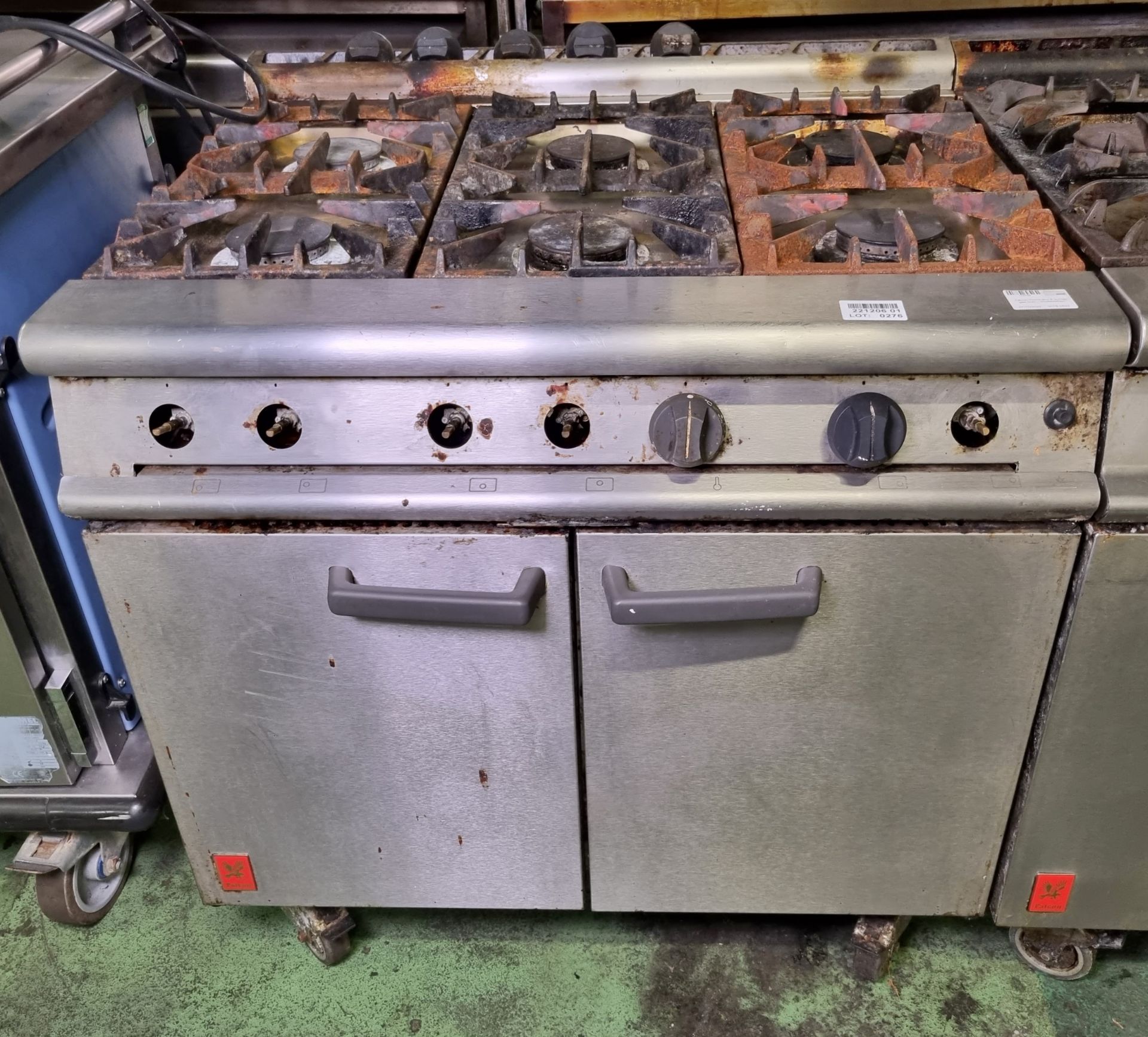 Falcon Dominator 6 burner gas oven - 90 x 88 x 95cm