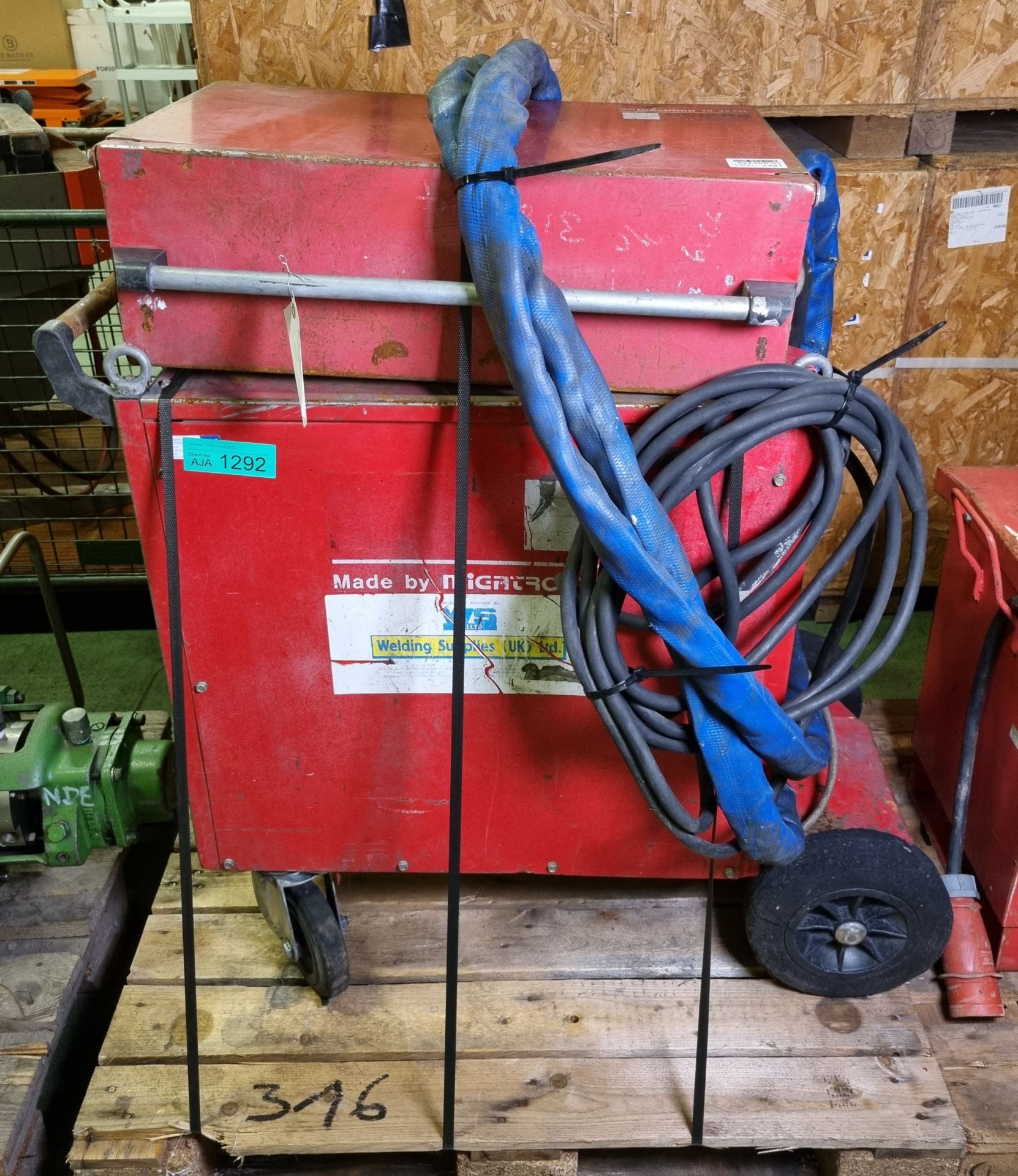 Migatronic Dynamig KDO 405 MIG Welder with KT320 (missing dial)