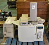 ThermoQuest Trace GC gas chromatograph unit with Fisons MD-800 pump and AS-800