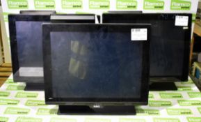 3x Aures Yuno 15" touch screen till monitors