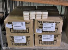 8x boxes of Buttermilk soap bar 70g - case of 72