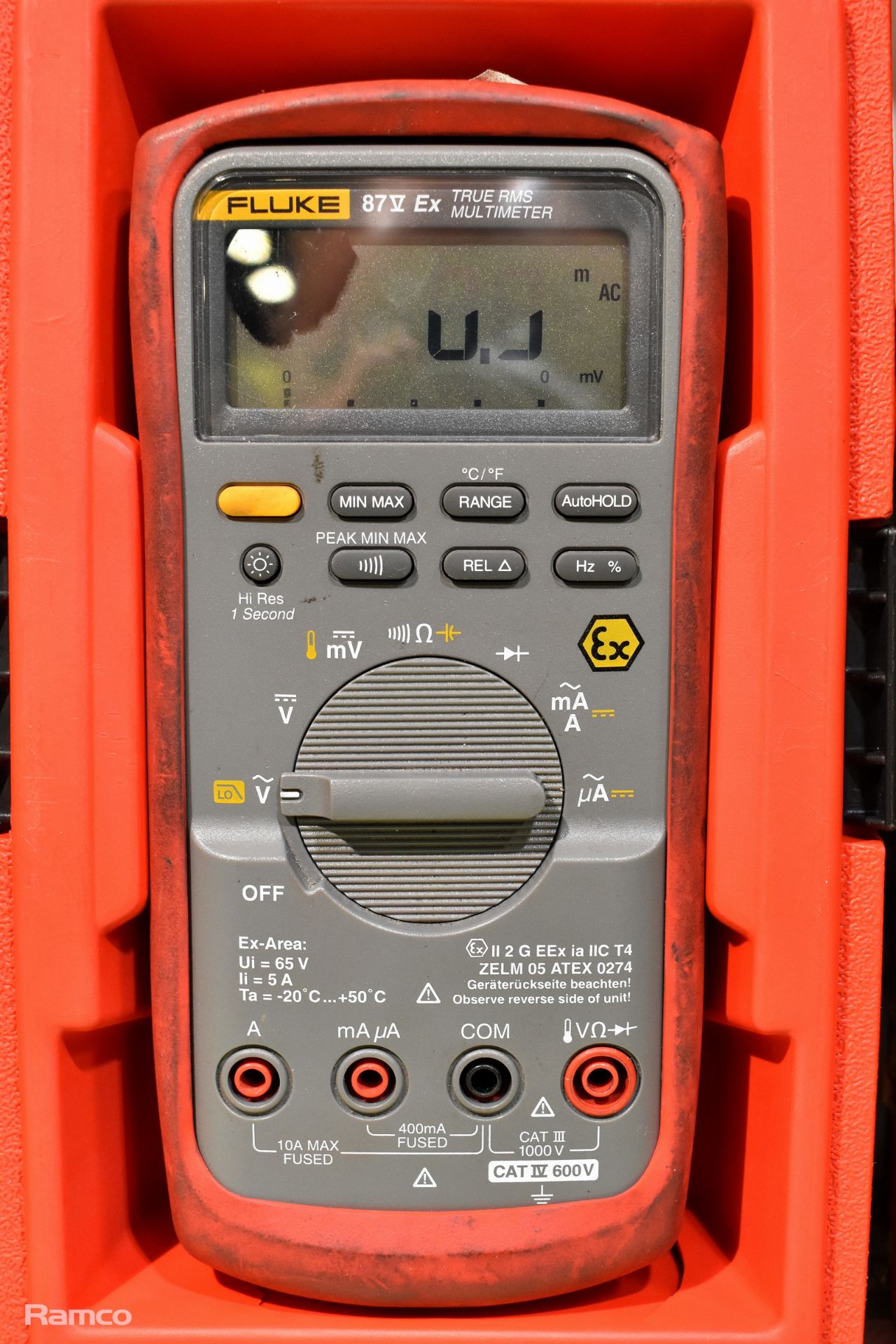 4x Fluke 87V-EX True RMS multimeters - Image 4 of 5