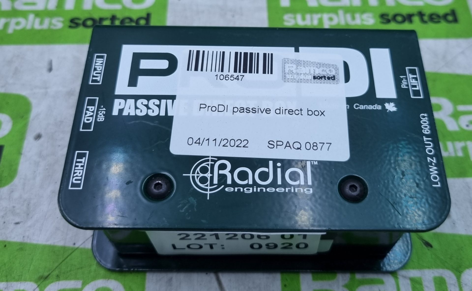 ProDI passive direct box