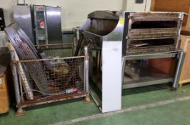 Cuppone MX935/2D-C5-CP pizza oven & extractor unit, 400V 50Hz - L150 x W125 x H167 - AS SPARES